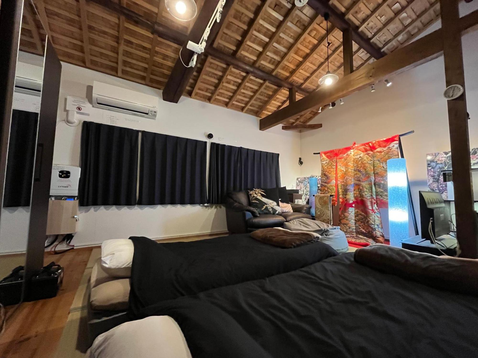Nishijin No Sato 西陣之郷 -100 Yrs Smart & Sustainable Ai Arthouse With 10Gbps Wifi - Villa Kyoto Rom bilde